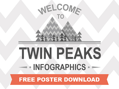 Twin Peaks - Family tree poster infographics