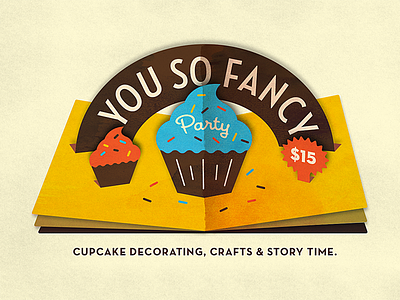 You So Fancy cupcakes email flip book sprinkles storytime