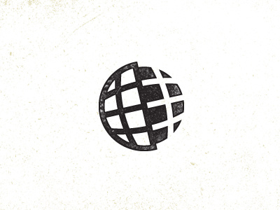 Global Polymer 2 globe industrial logo manufacturing texture