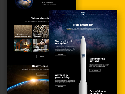 bluShift Rocket Website