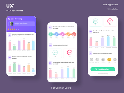 Lixer Application app design application branding design freelancing illustration marketing ui ui ux uiuxdesign ux