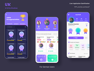 Lixer Application Gamification app design application branding design freelancing gamification typography ui ui ux uiuxdesign ux uxresearch