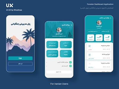 Forester Dashboard Application app design application branding dashboard app dashboard design design typography ui ui ux uiuxdesign ux uxresearch