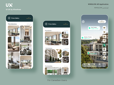 WINSLOW AR Application application application design branding design freelance freelancing ui ui ux uiuxdesign ux uxresearch