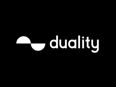 duality branding design minimal typography