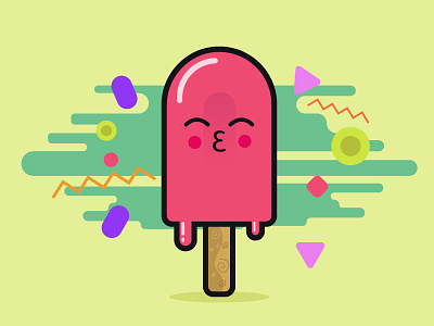 Ice Cream cream design ice illustration popsicle