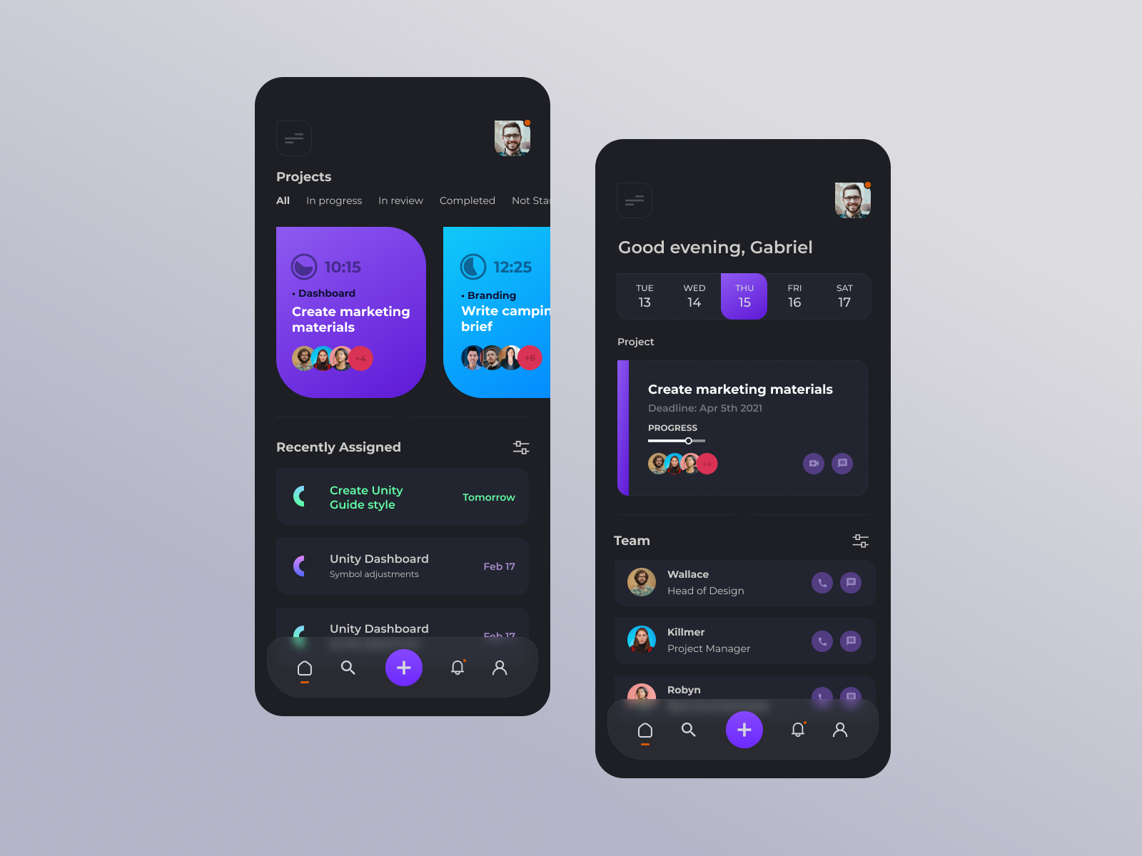 Projects Management - App Concept Design by Mohamed Mazouz on Dribbble