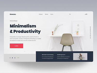 Dawson. art clean clean design color design ecommerce experience front-end inspiration interaction interface minimal minimal design ui user ux visual web webdesign