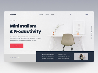 Dawson. art clean clean design color design ecommerce experience front end inspiration interaction interface minimal minimal design ui user ux visual web webdesign