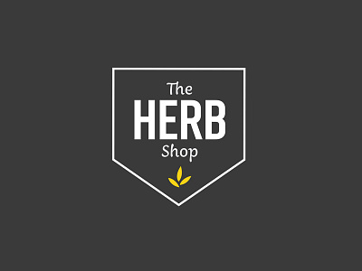 The Herb Shop branding graphic design logo design