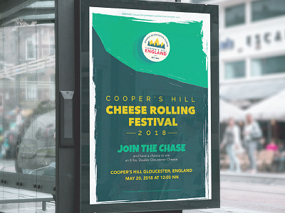 Cooper's Hill Cheese Rolling Festival branding design graphic design