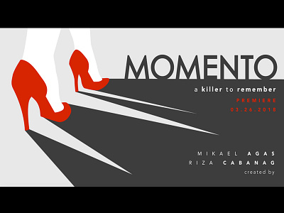 Moment, a killer to remember branding design graphic design illustration motion graphics