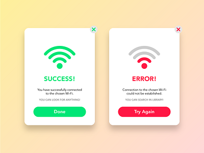 Daily UI Challenge #011 - Flash Messages