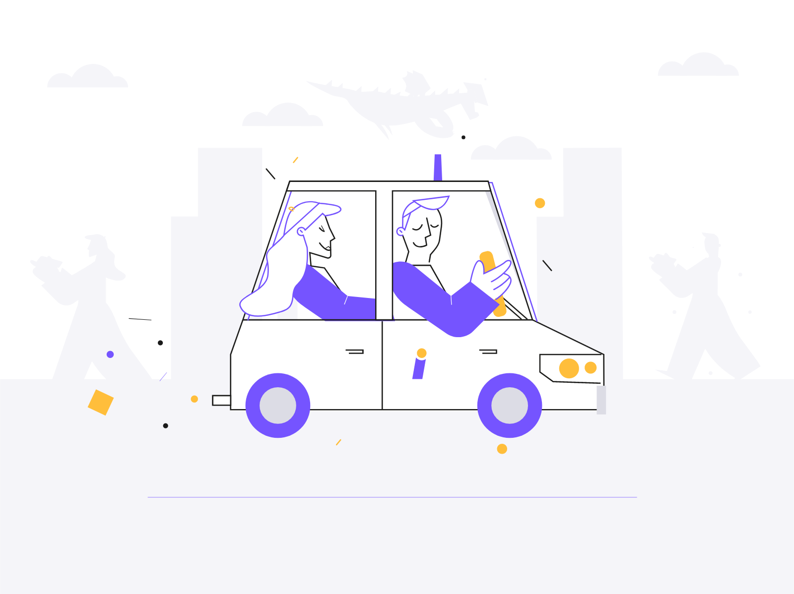 Taxi by Agata Tokarska on Dribbble