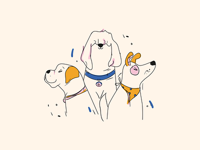 Dogs design dog illustration