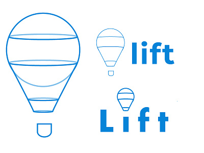 Logo WIP: Lift branding gridding icon logo logo design