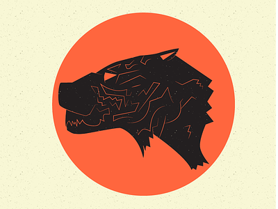 Tiger WIP design illustration linework logo
