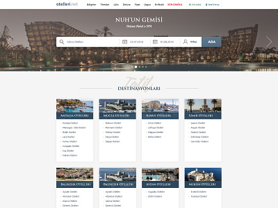 hotel reservation website design