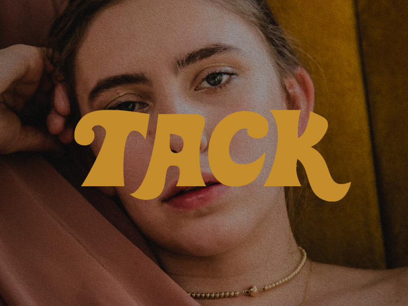 Tack Logotype jewelry psychedelic logotype typography