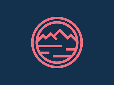 Outer Elements adventure logo mountains wordmark