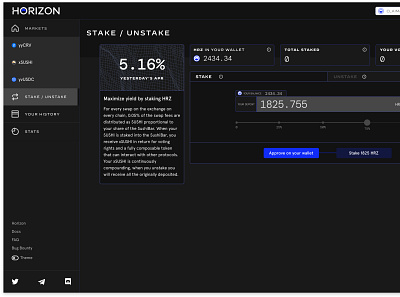 Horizon Dark Mode design ui ux