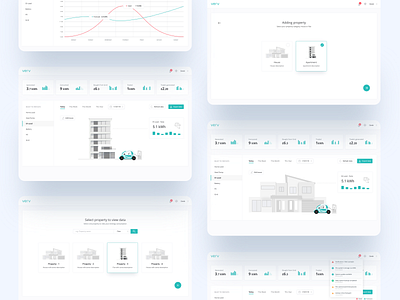 Verv custom client dashboard app designer appdesign energy illustrations interaction design material design onboarding prototyping ui user experience ux