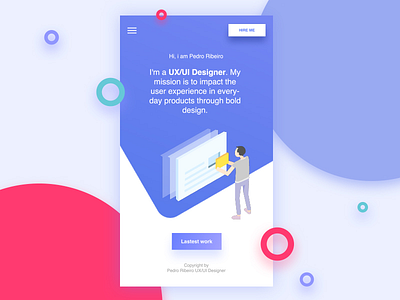 My mission is to impact the user experience through bold design. android animated app designer icon icons illustrations interaction design material design prototyping ui user experience ux