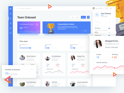 Team Onboard Dashboard