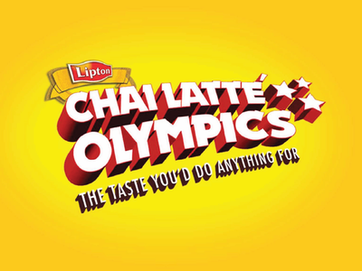 CHAI LATTE Olympics branding design icon vector