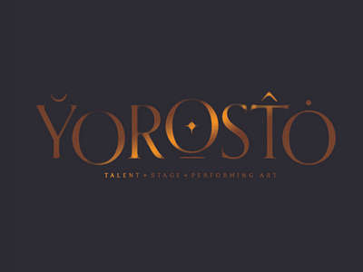 Yorosto icon logo typography