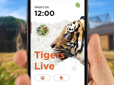 London Zoo animal app design interface ios iphone map reminder stats time ui ux