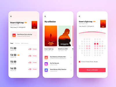 APP Design for Film Ticket Purchase