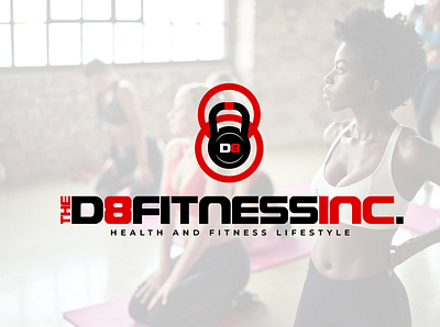 D8 FITNESS INC LOGO DESIG branding design icon illustration logo logo design