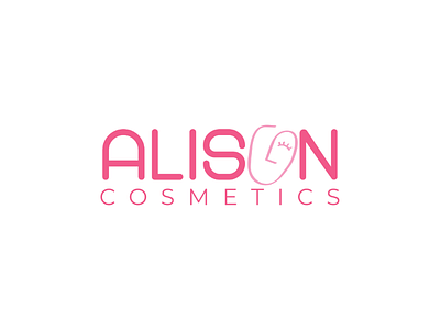 Alison Cosmetics logo design