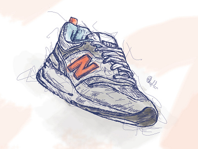 New Balance Illustration design illustration newbalance wacom intuos