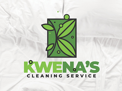 Kwena Cleaning Service logo logo. design. cleaning.