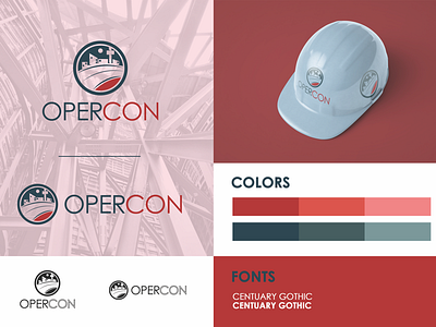 Opercon logo and CI design