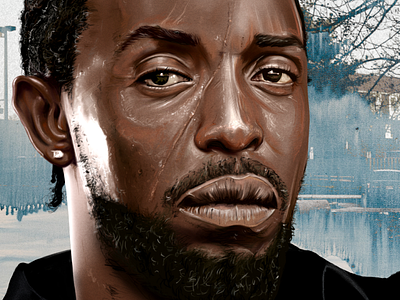 Omar Little design illustration