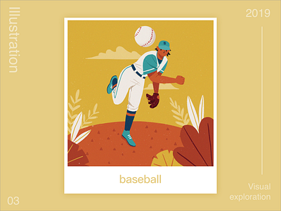 baseball boy illustration shoot sport