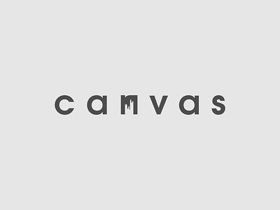 canvas canvas canvas logo paint paint logo painting wordmark wordmark logo