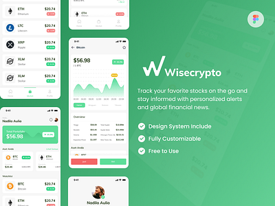 Wisecrypto - Cryptocurrency App