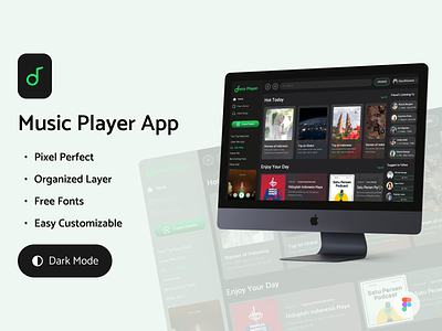 Disco Player - Music Player App app disco music music player spotify template ui ui kit ux