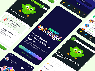 Duolinggo Learning App - Redesign