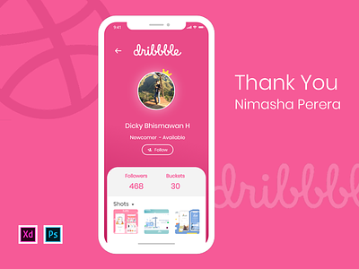 Hello dribbbler, I'm Newcomer clean concept debut dribbble exploration ios mobile ui ux