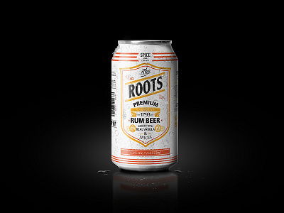 Rootsrumbeer Dribbble beer branding packaging rum spirits typography