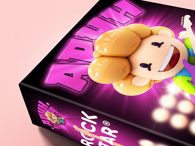 ArchiShow | Toys 3d animation branding design illustration logo packaging penbrain pink rock rockstar toy typography