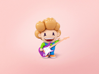 ArchiShow | Toys 3d animation branding character design icon identity illustration illustrator logo minimal packaging penbrain pink rock rockstar toy type typography