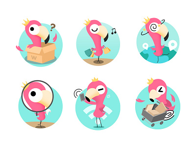 flamingo mascot