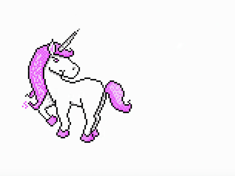 Unicorn unicorn design illustrator graphicdesign graphic adobe 8bit 8bit-graphic illustration