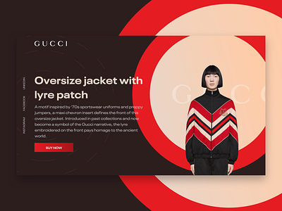 Gucci Web Design design art designer gucci landing page ui designer uiux userinterface ux webdesign website website concept websites webui
